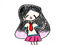 새 자캐 셀.. : 새 자캐 셀리야에요>< 교복 딱 내스타일!!!! 스케치판 ,sketchpan