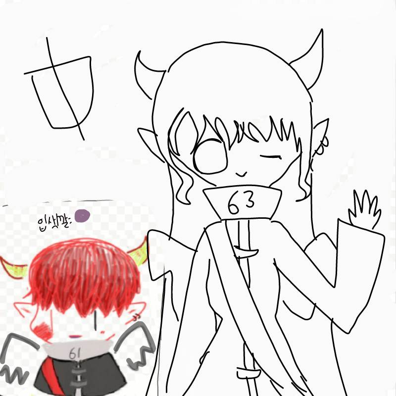 중지이(성.. : 중지이(성전환해버린...) 스케치판 ,sketchpan