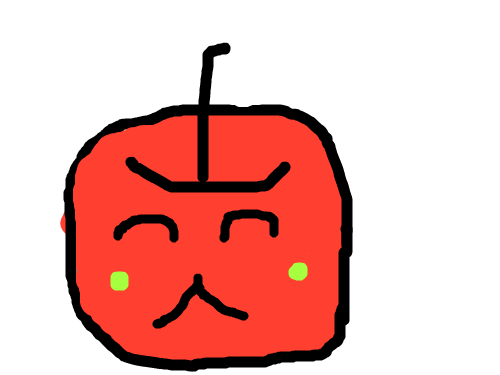 사과입니다. : 색칠하기 어려움 스케치판 ,sketchpan