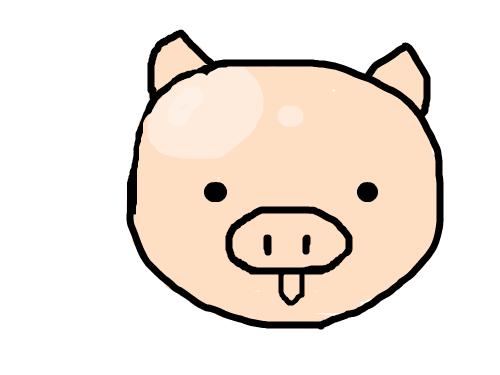 돼지 : 돼지 돼지 스케치판 ,sketchpan