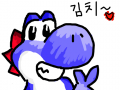 요시 : 파란요시~ 스케치판 ,sketchpan