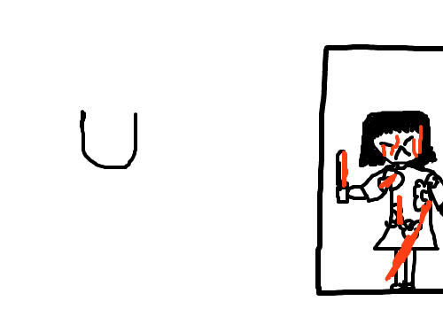 귀신의 집 : 무섭다~~~ㅡ.ㅡ 스케치판 ,sketchpan