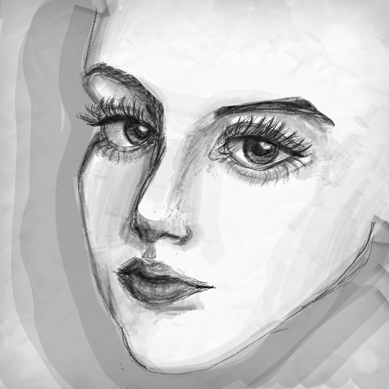 여자 : 여자 스케치판 ,sketchpan