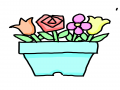 꽃화분 : 꽃화분 스케치판 ,sketchpan