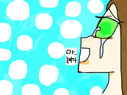 눈오는 날 : 눈 오는 날 엑셀의 모습^^ 스케치판 ,sketchpan