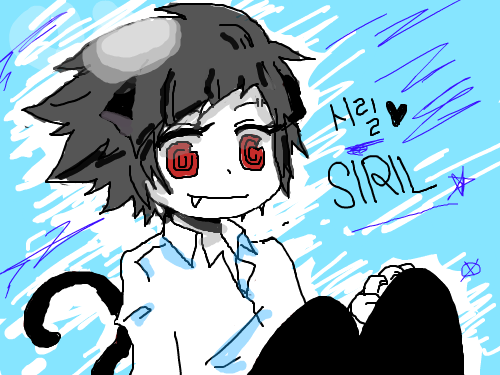 원숭이→고양이 : 바꼈다! 스케치판 ,sketchpan