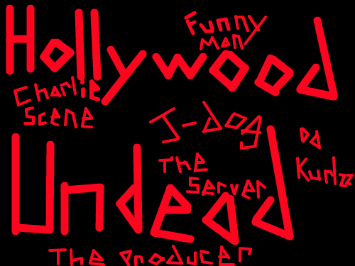 hollywood undead : funny man, j-dog, da kurlzz, the producer, the server, charlie scene 스케치판 ,sketchpan