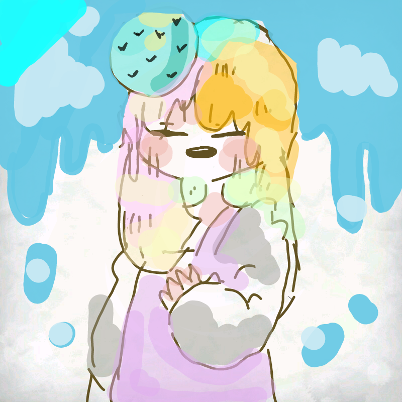 아이스크림.. : 아이스크림 의인화입니다!!!~~^^ 스케치판 ,sketchpan