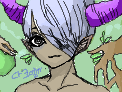 채색하였습니다 : 엌..좋은그림 망친듯 ㄷㄷ 죄송해요 ㅋ;; 스케치판 ,sketchpan