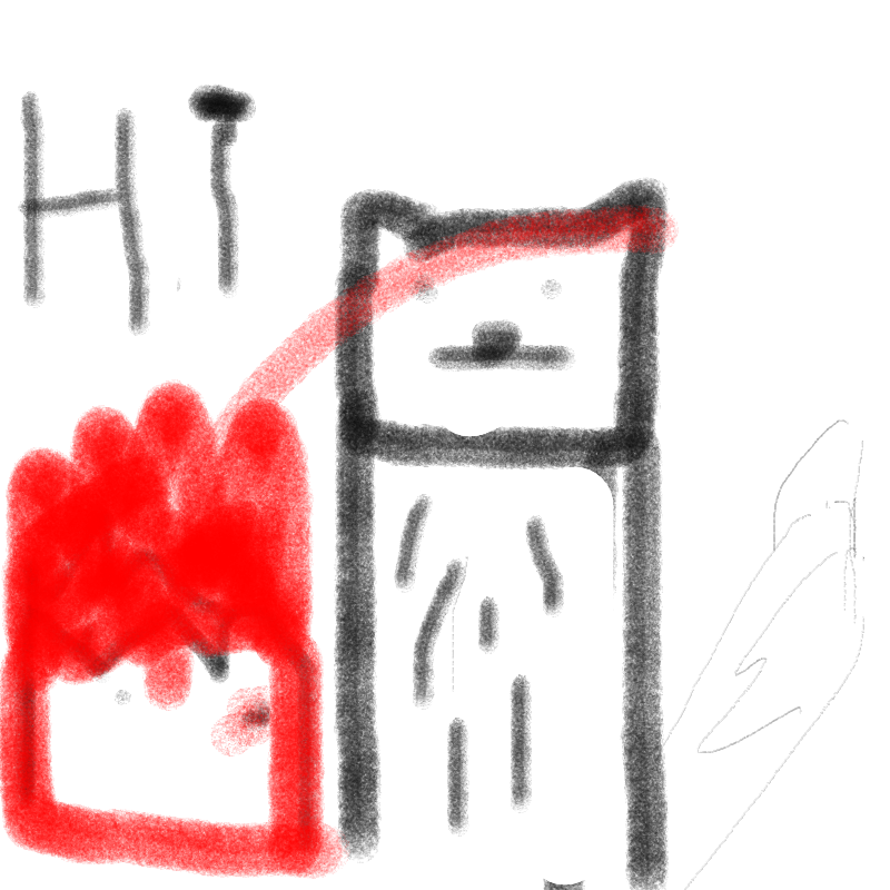 손가락고양.. : 손가락고양이학대 스케치판 ,sketchpan