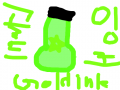 골드잉크 : 골드잉크를 그렸다 스케치판 ,sketchpan