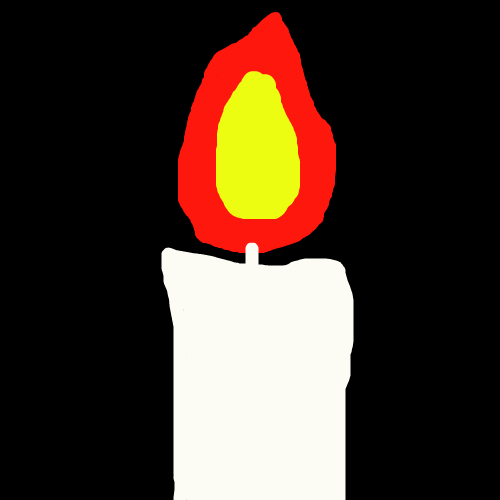 촛불 : 촛불모양으로 만들어서 스케치판 ,sketchpan