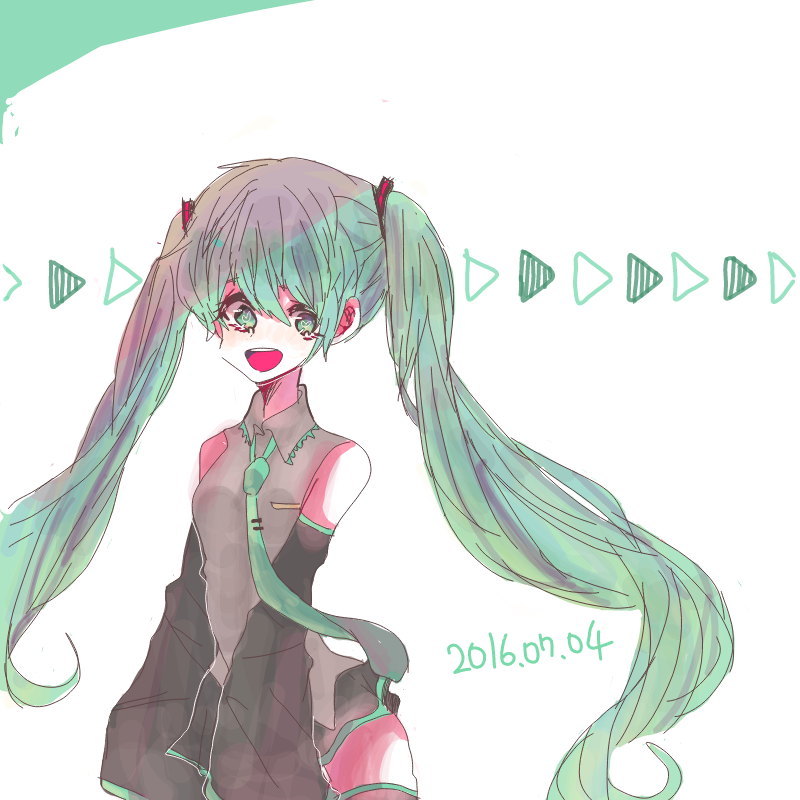 미쿠 : 미쿠 스케치판 ,sketchpan