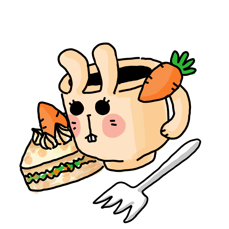 토끼 + 컵 .. : 토끼 + 컵 + 케익 스케치판 ,sketchpan