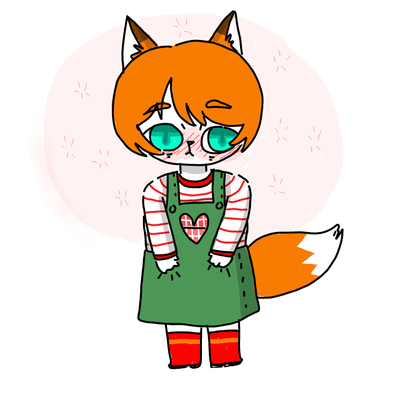 여우. : 여우. 스케치판 ,sketchpan