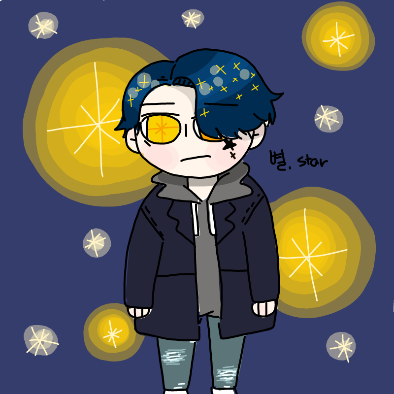 별 : 별 스케치판 ,sketchpan