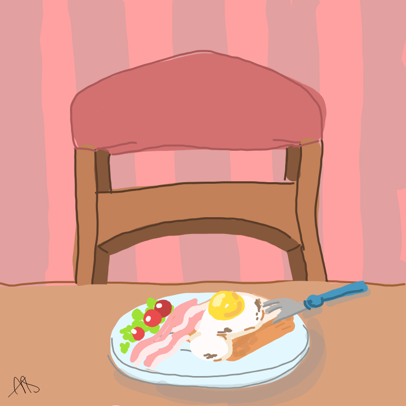 아침식사ㅎ.. : 아침식사ㅎㅎㅎ
(심심해서 그려봄ㅋㅋ) 스케치판 ,sketchpan