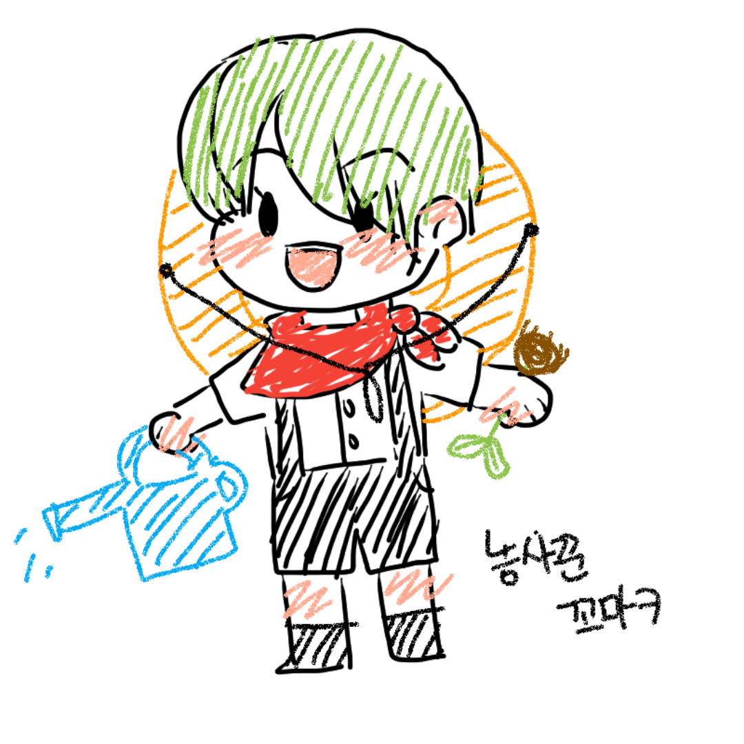 농사꾼 : 농사꾼 스케치판 ,sketchpan