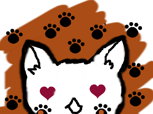 고양이 : 사랑에 빠진 고양이~~ 스케치판 ,sketchpan