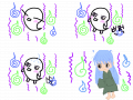 고스트~♡ : 낱니ㅏㅣㅌ니ㅏ 스케치판 ,sketchpan