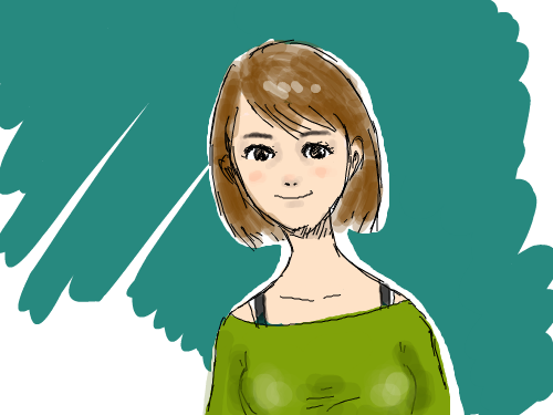 소녀 : 이웃소녀 스케치판 ,sketchpan