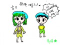 유치원아이들 ㅋㅎㅋㅎ : 걍.. 낙서로 그려본거 ㅋㅎ 스케치판 ,sketchpan