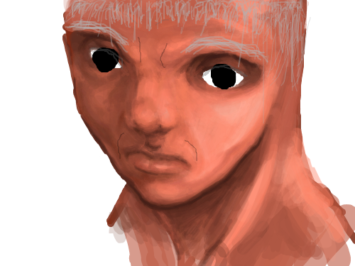 할아버지 : 느낌이... 스케치판 ,sketchpan