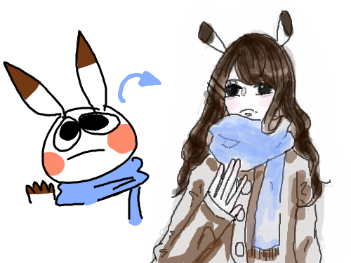 으헝으헝 : 의인화완성! 스케치판 ,sketchpan