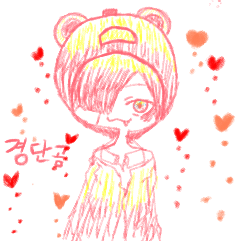 학교에서 .. : 학교에서 단추수업을 해줘서 기념으로-(ㅇㅅㅇ) 스케치판 ,sketchpan