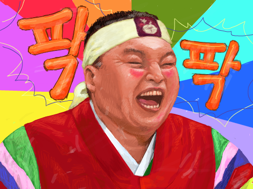 완벽한(?)호동이 : 호동이를 고침 스케치판 ,sketchpan