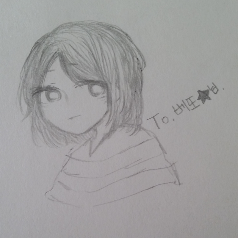 완성 : 완성 스케치판 ,sketchpan