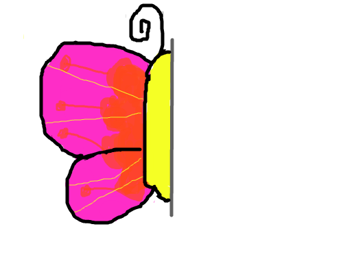 나비반쪽 : 나비반쪼 스케치판 ,sketchpan