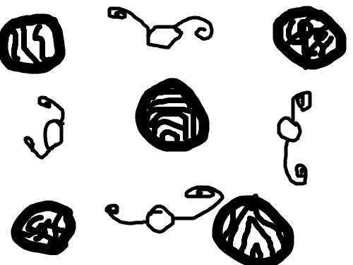 동그라미 연습 : 수업 시간에 연습한 것. 스케치판 ,sketchpan