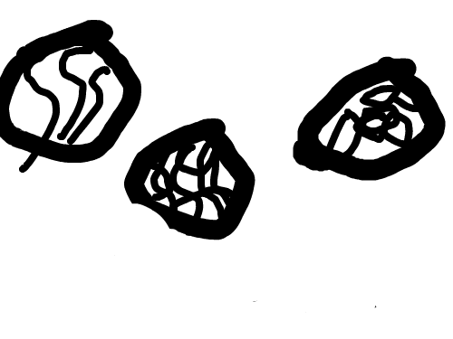 동그라미연습 : 열중히 동그라미 연습한       것 스케치판 ,sketchpan