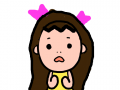 헤어 -황연경 : 에쁜 여자아이 스케치판 ,sketchpan