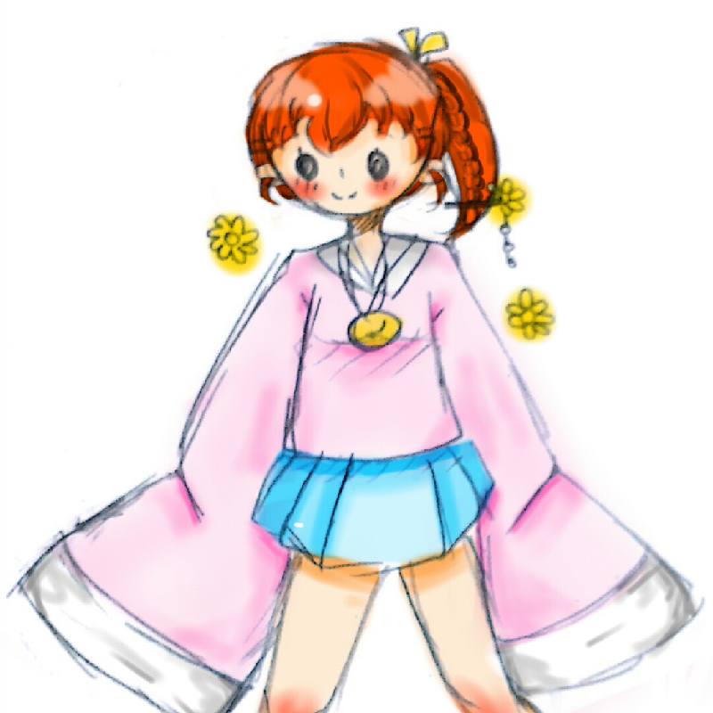 안녕하세.. : 안녕하세요 ! 이 아이는 제 오너 아리스입니다 ! 스케치판 ,sketchpan