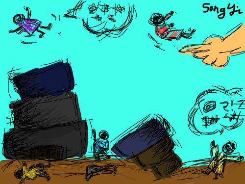 The tower of Babel3 : The tower of Babel3 스케치판 ,sketchpan