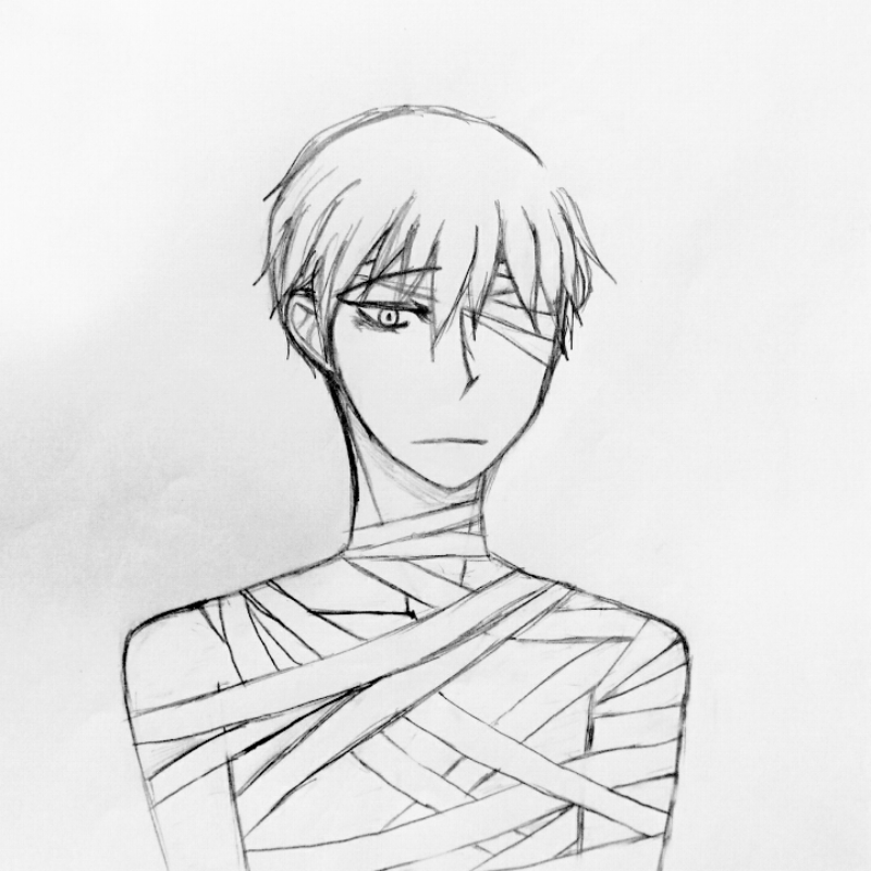 옷을 그리.. : 옷을 그리기 싫었던 저는 결국 이상한걸 감아버렸습니다..크흠 스케치판 ,sketchpan