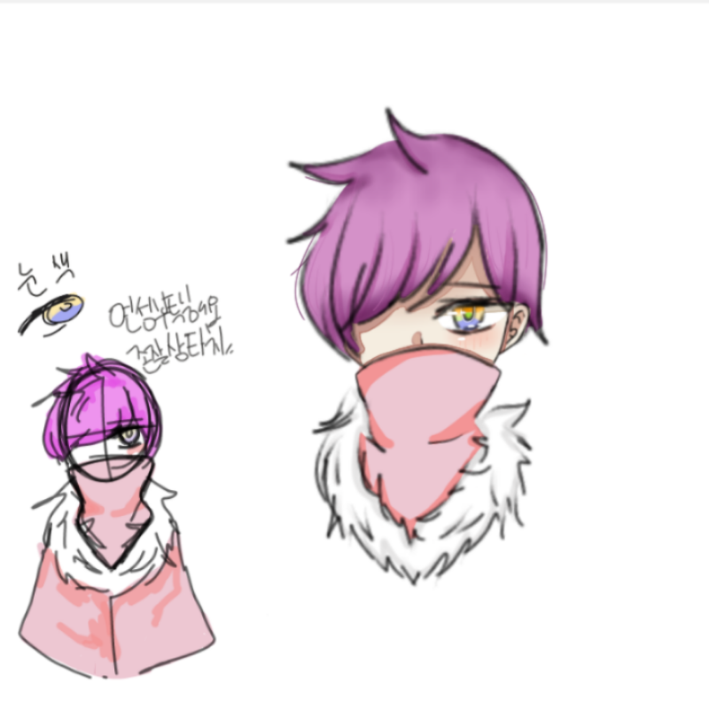 귤C님 연성.. : 귤C님 연성감사함다.. 두분다 잘그리셨어.. 학교에서 돌아오고 이런좋은소식을 주시다니... 감사함다아ㅏ.. 스케치판 ,sketchpan