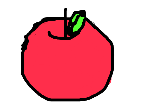 사과 : 맜있겠다. 스케치판 ,sketchpan