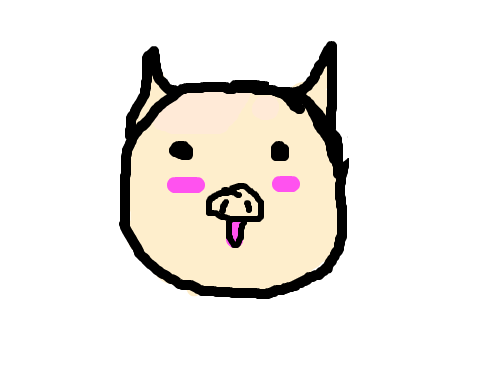 돼지is happy : 기분이 good 스케치판 ,sketchpan