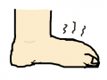 냄새나는발 : 발에서냄새가..... 스케치판 ,sketchpan