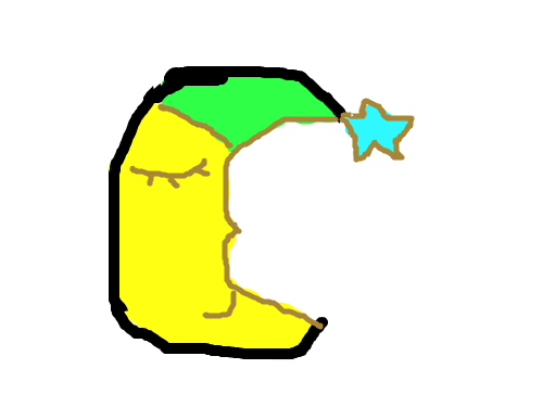 모자쓴 달 : 귀엽....... 스케치판 ,sketchpan