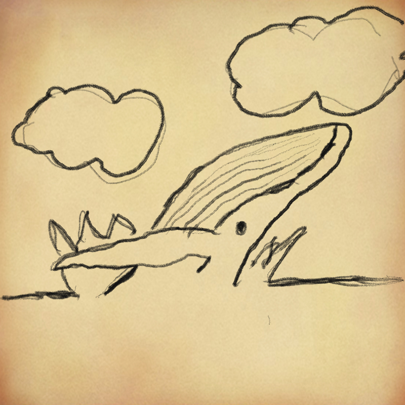 고래 : 고래 스케치판 ,sketchpan