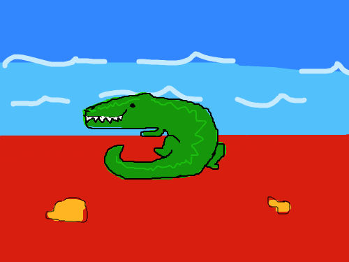 Corocodile : Crocodile 스케치판 ,sketchpan