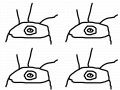 eye or ball : blink 스케치판 ,sketchpan