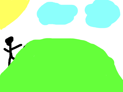 the walkind man : watch it if you dare 스케치판 ,sketchpan