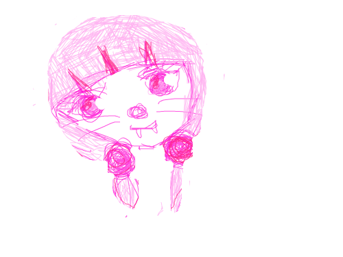 고양이 소녀 : 고양이   소녀 스케치판 ,sketchpan