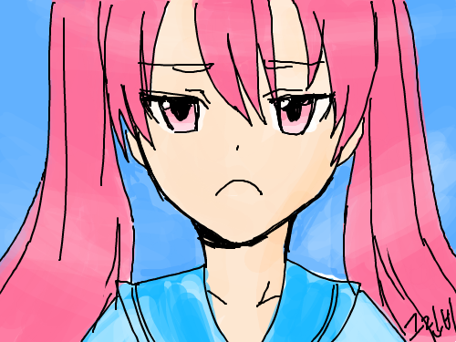 핑크미오? : 미오인가???? 스케치판 ,sketchpan