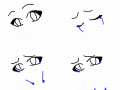 My Tears : Just a test for making tears in animation. 스케치판 ,sketchpan